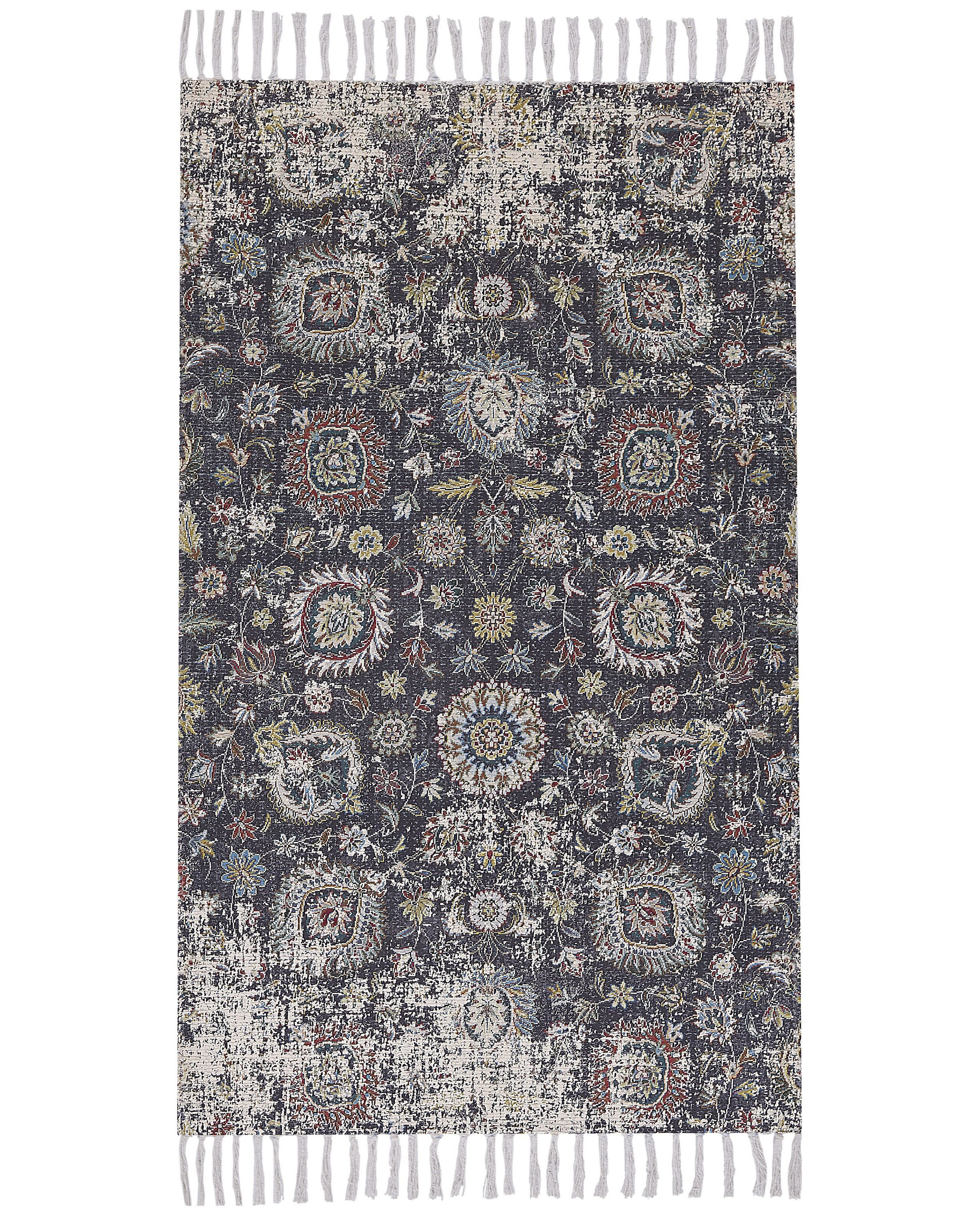Dywan orientalny vintage 80x150 cm wielokolorowy