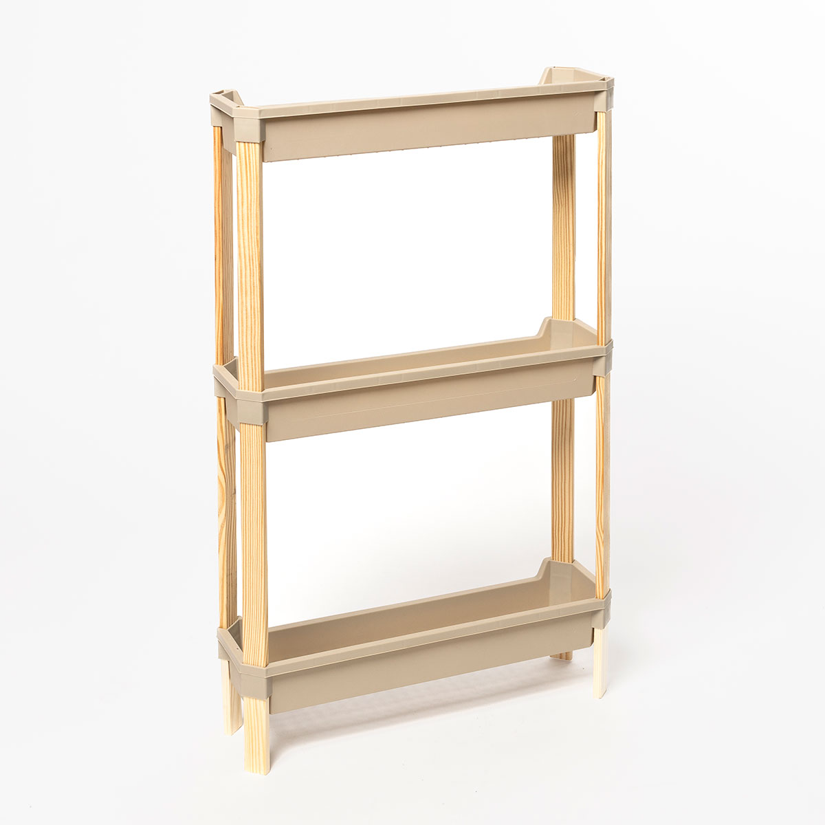 Estante multifuncional bege