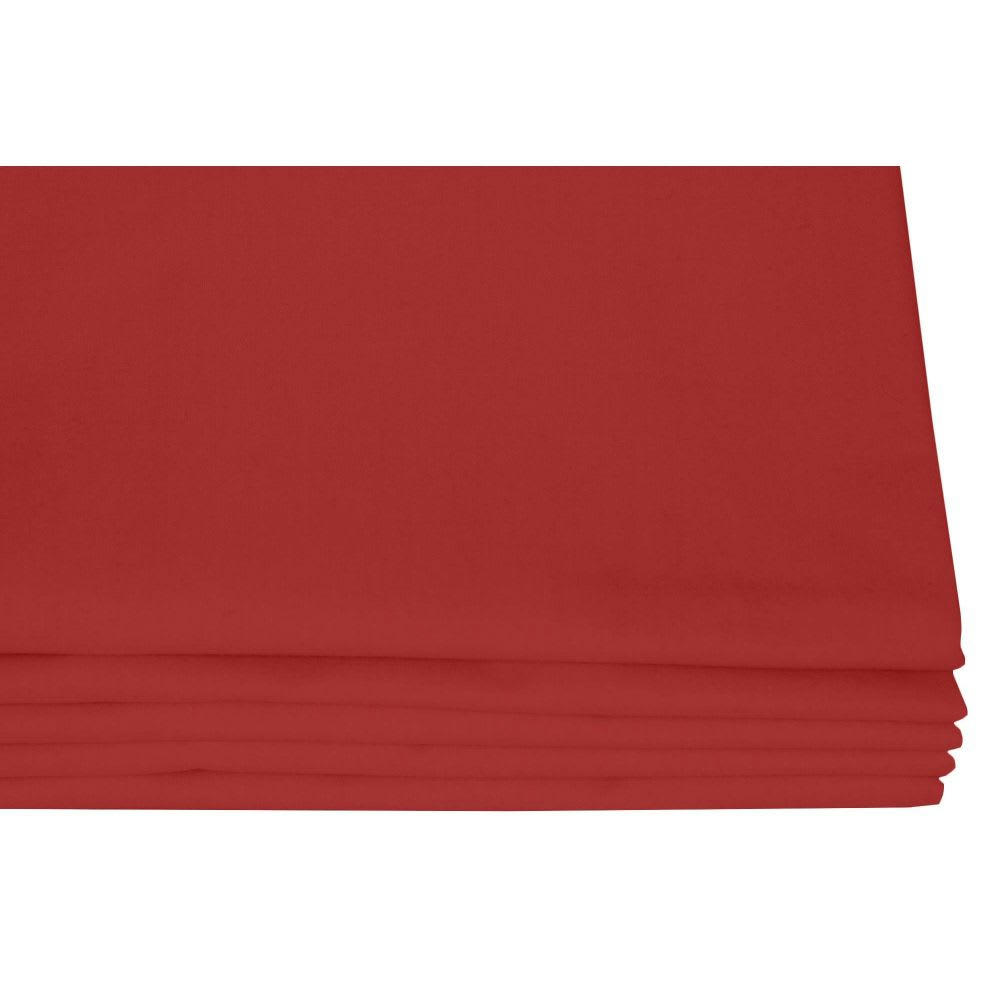 - Rideau occultant total rouge 135 x 250