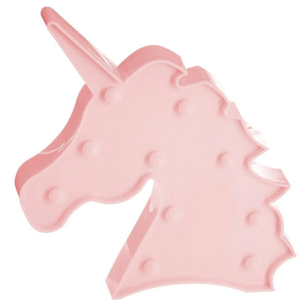 - Tête de licorne LED rose