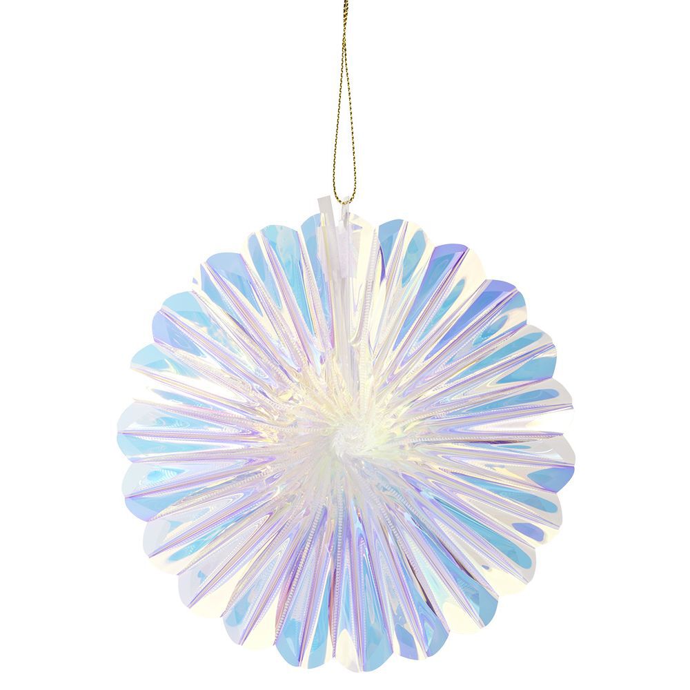 Rosace effet iridescent à suspendre Ø16cm