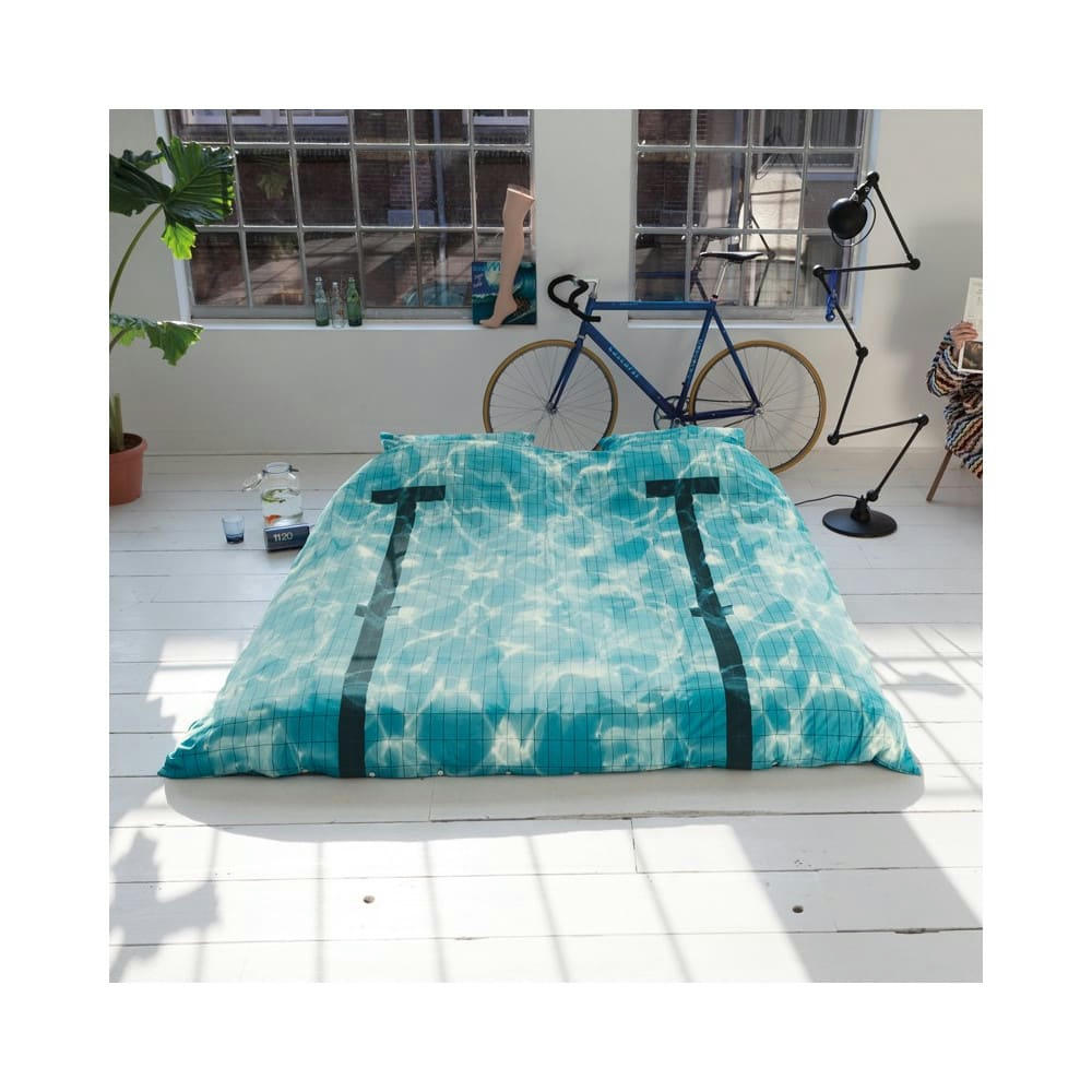 - Parure de lit Piscine blanc