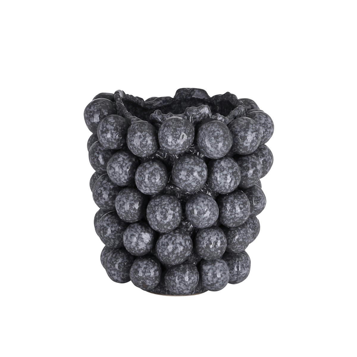 LIVING - Vase en argile gris tourterelle