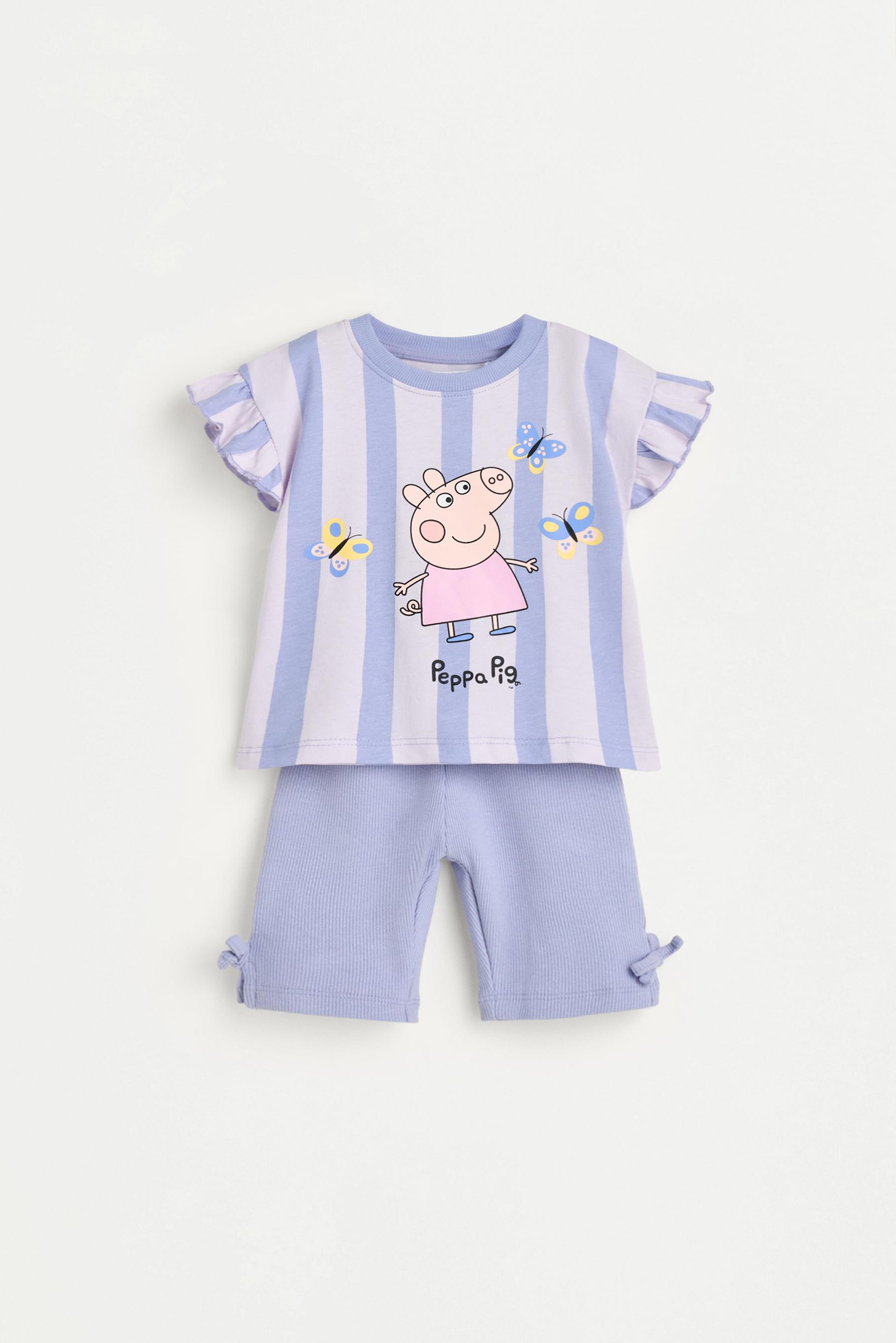 Set Peppa Pig™ camiseta volantes y legging ciclista
