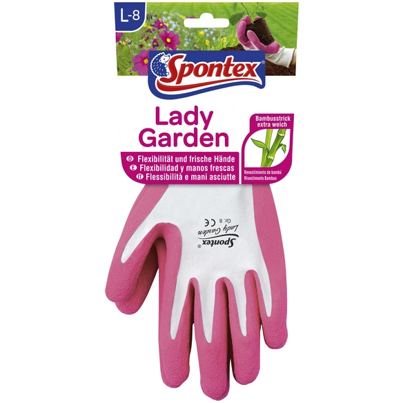 Arbeitshandschuhe »Lady Garden«, pink/türkis/grün