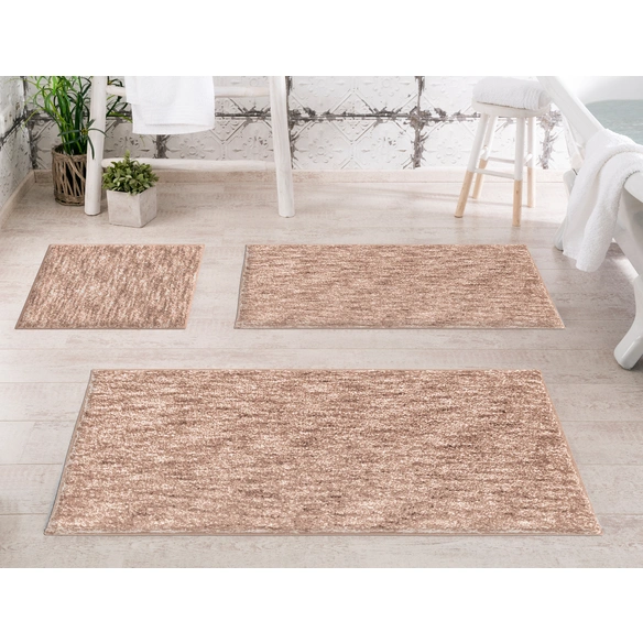 Badematte »Mirage«, BxL: 70 x 120 cm, taupe, aus 100% Polyacryl