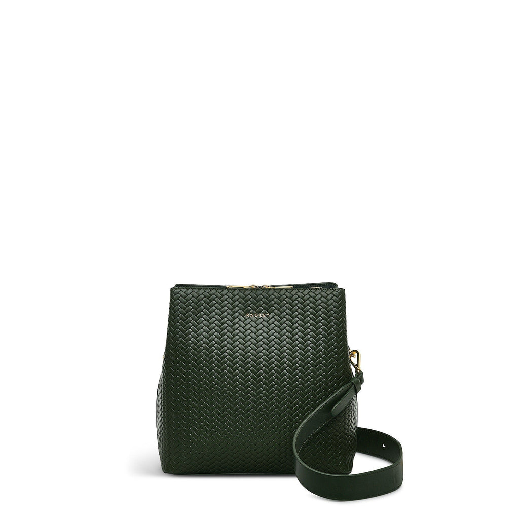 Dukes Place - Weave Medium Compartment Cross Body Bag - RHC26102