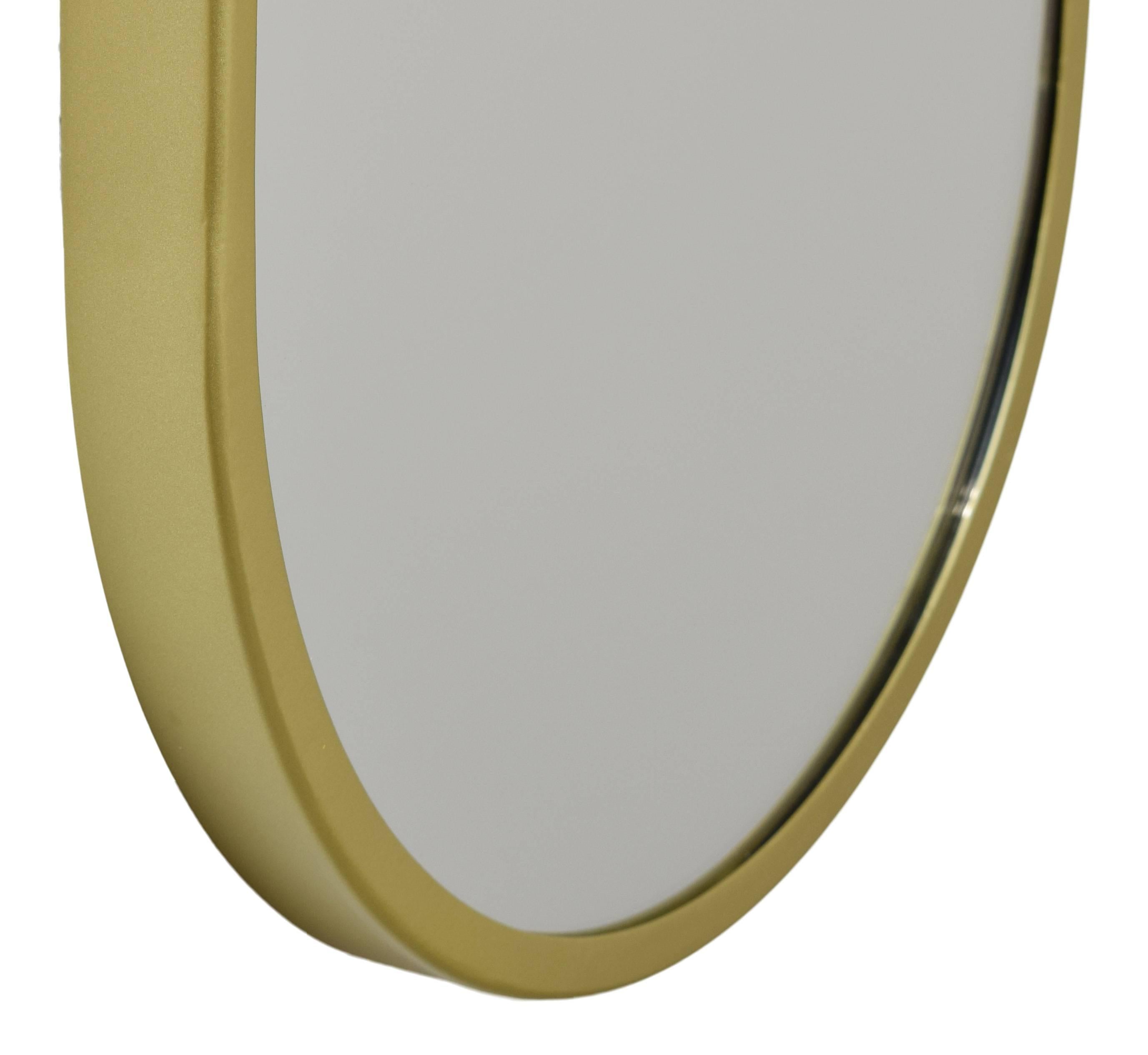 LOFT42 Industry Passpiegel Ovaal - Goud - Metaal - 122x36