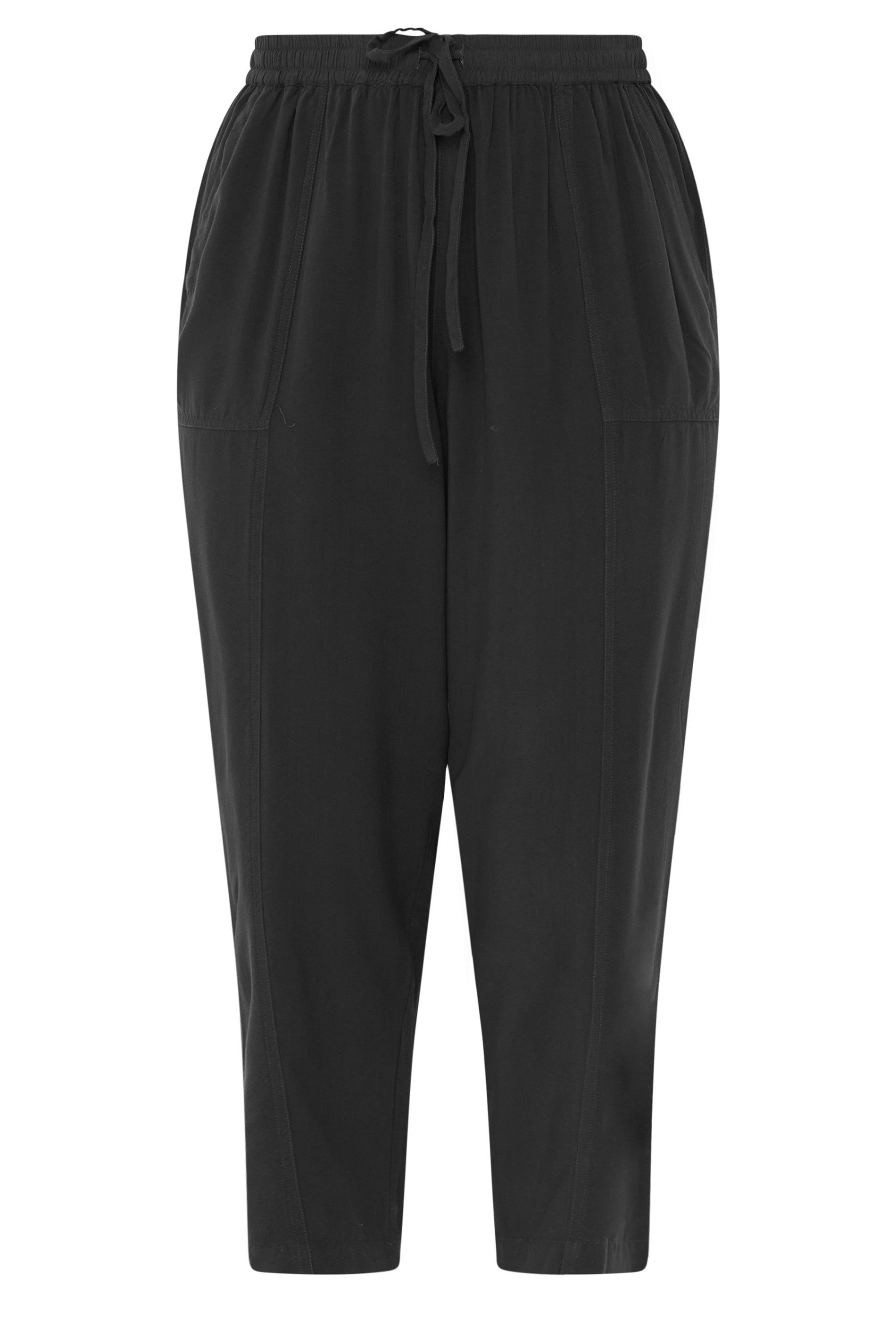 Yours Chambray Barrel Trousers