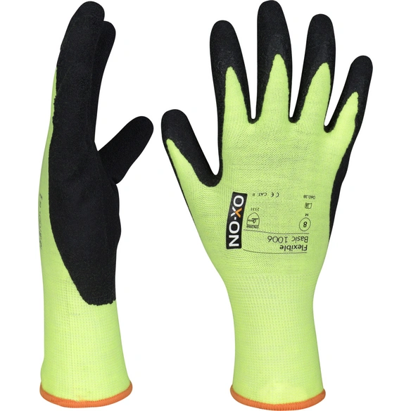 Handschuh »Flexible Basic 1006«, gelb/schwarz