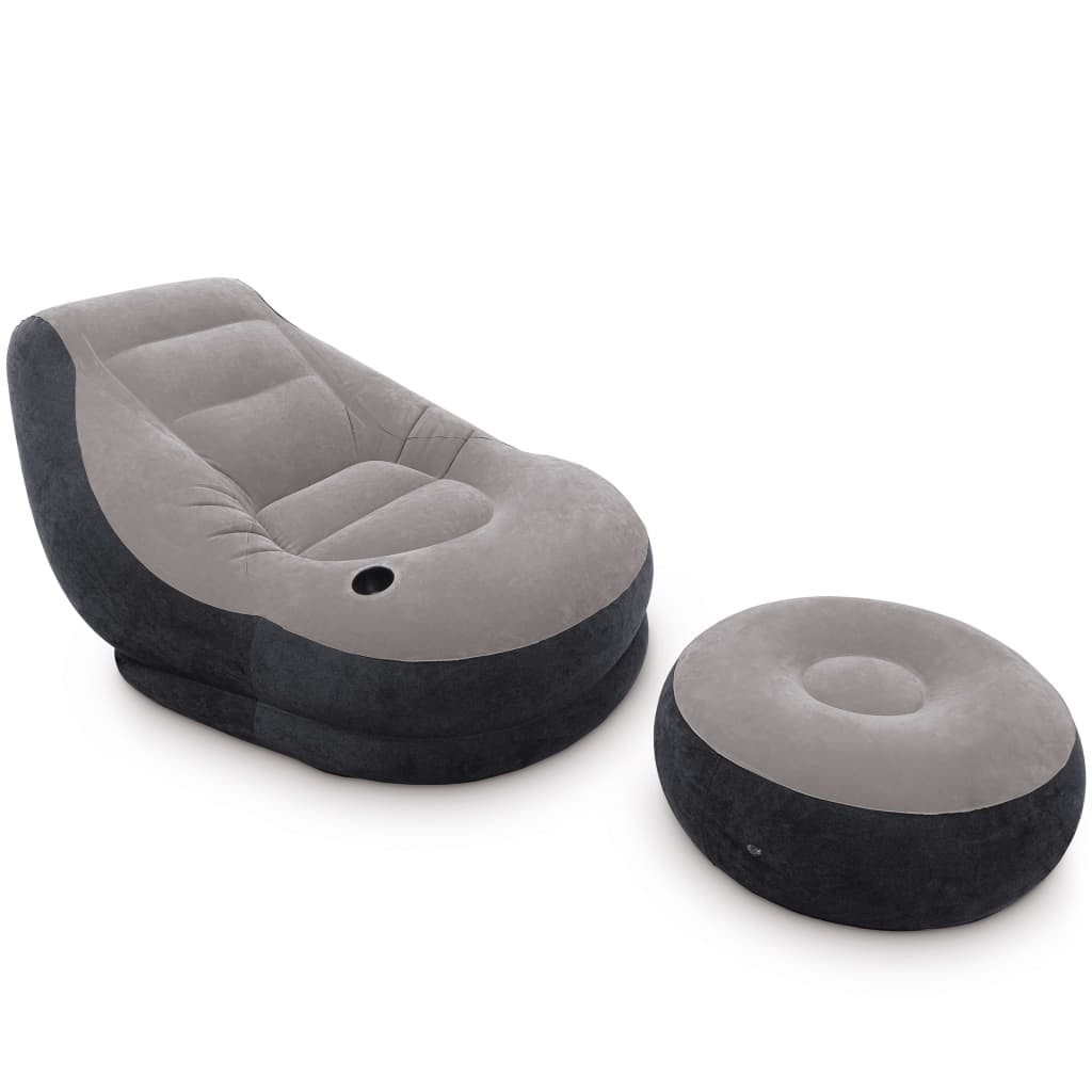 Intex Fotel dmuchany z pufem Ultra Lounge Relax