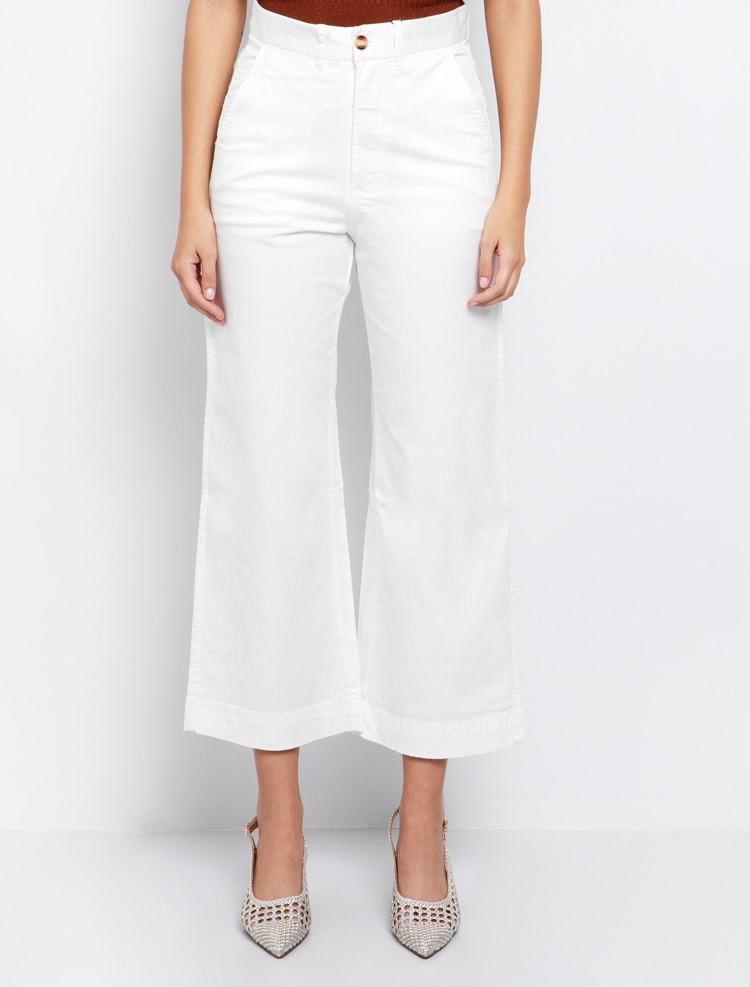 Ψηλόμεσο παντελόνι ζιπ κιλοτ