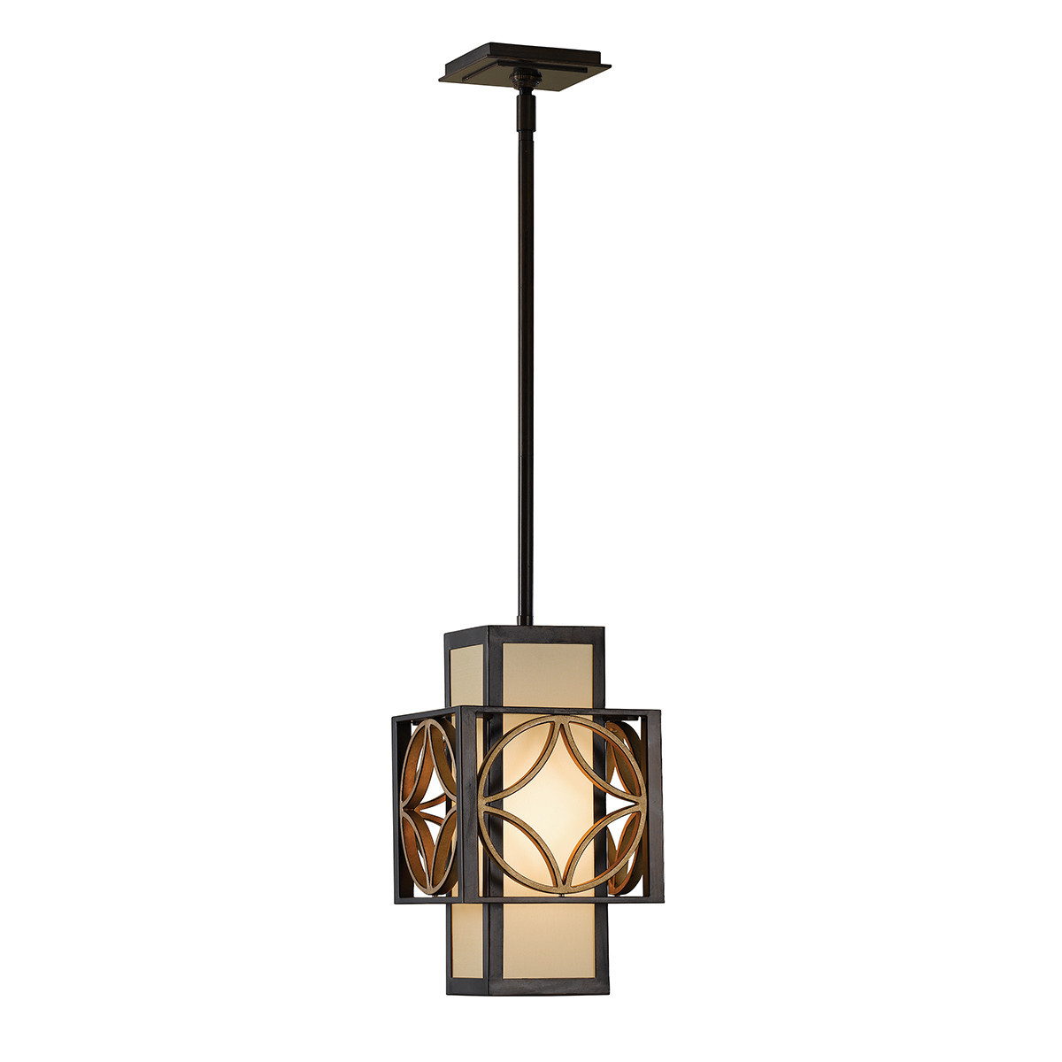 Lampa wisząca stary brązowo-paryskie złoto Remy 1xE27x60W Feiss