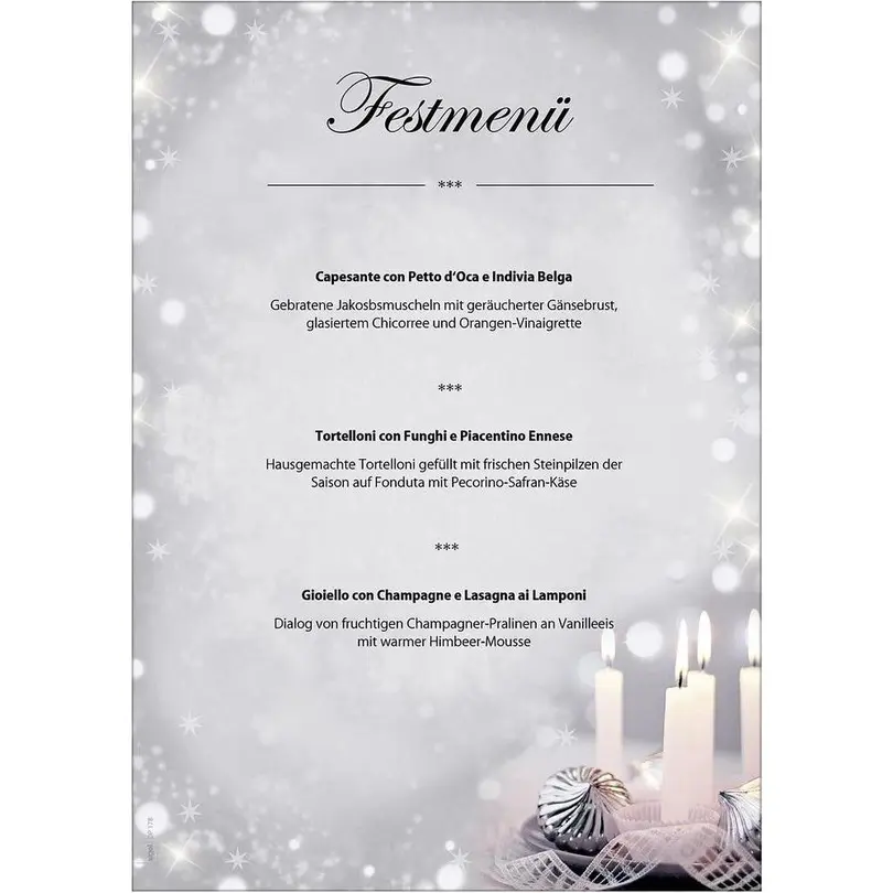 Kerze 100er-Set Christmas Silence