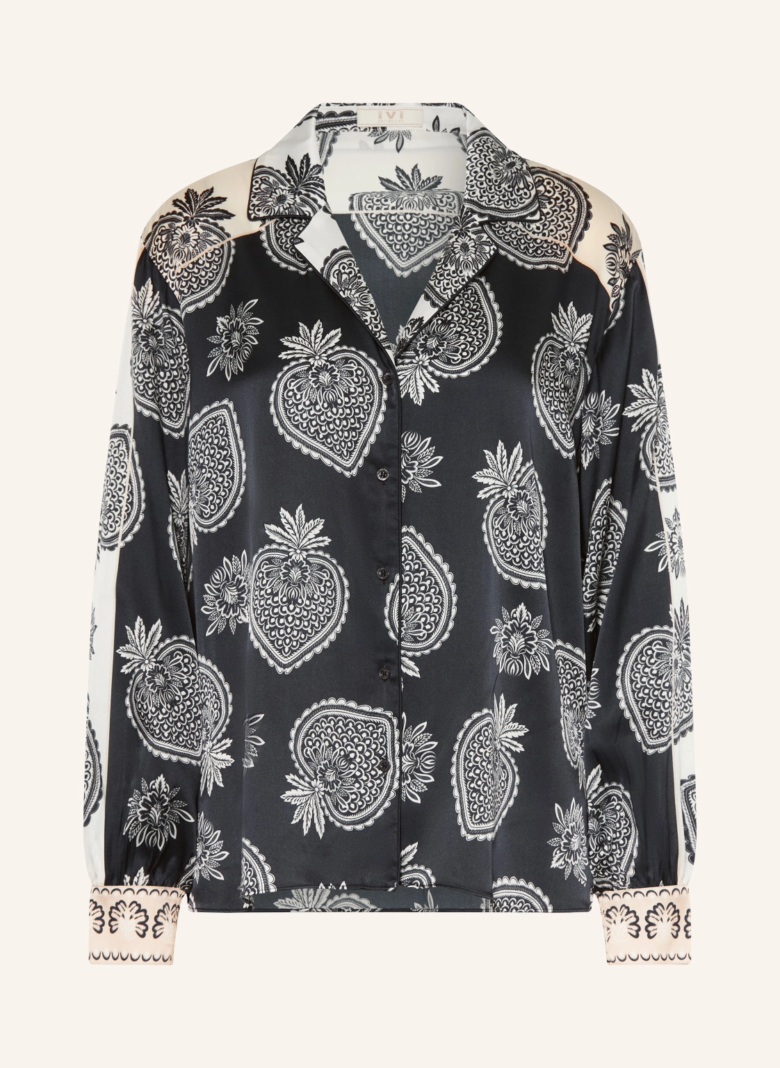 IVI collection Blusenshirt mit Seide