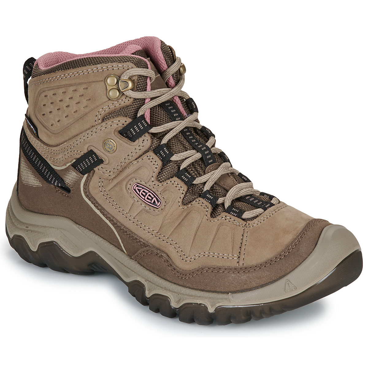 Keen - TARGHEE IV MID WP - Beige / Pink