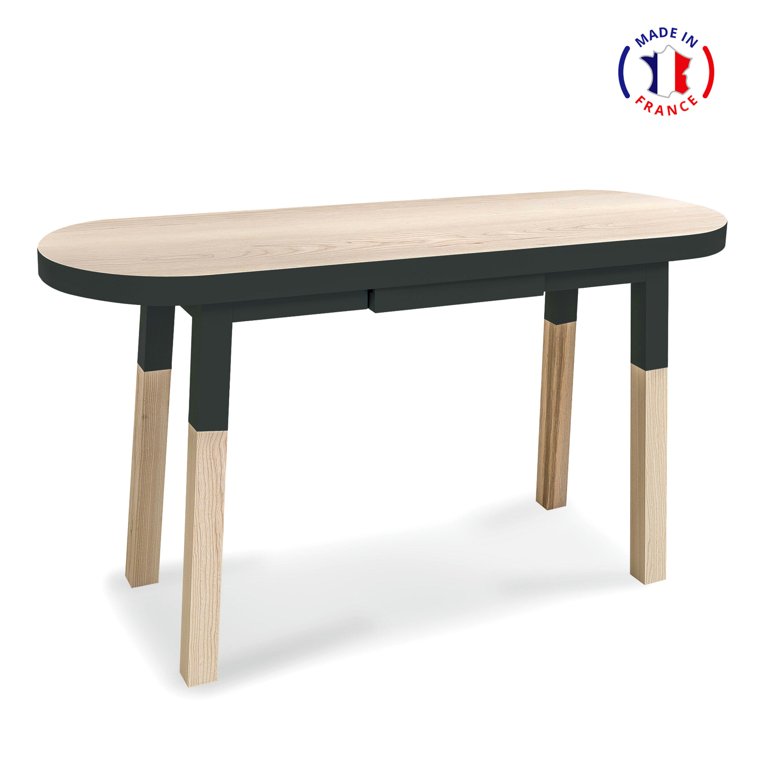 EGEE - Bureau Console 140 cm, 100% frêne massif