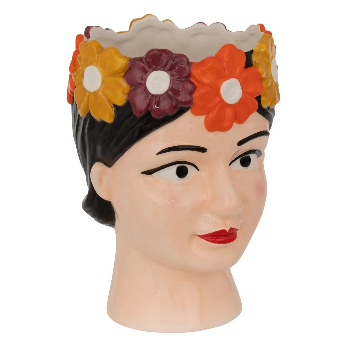 Osłonka ceramiczna w kształcie głowy kobiety Yuca 18,2 cm