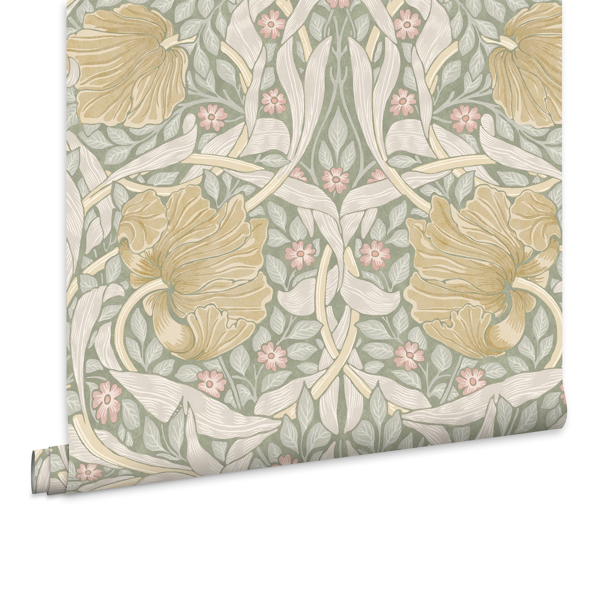 William Morris at Home Vliesbehang - Pimpernel Spring Breeze - 1000x52