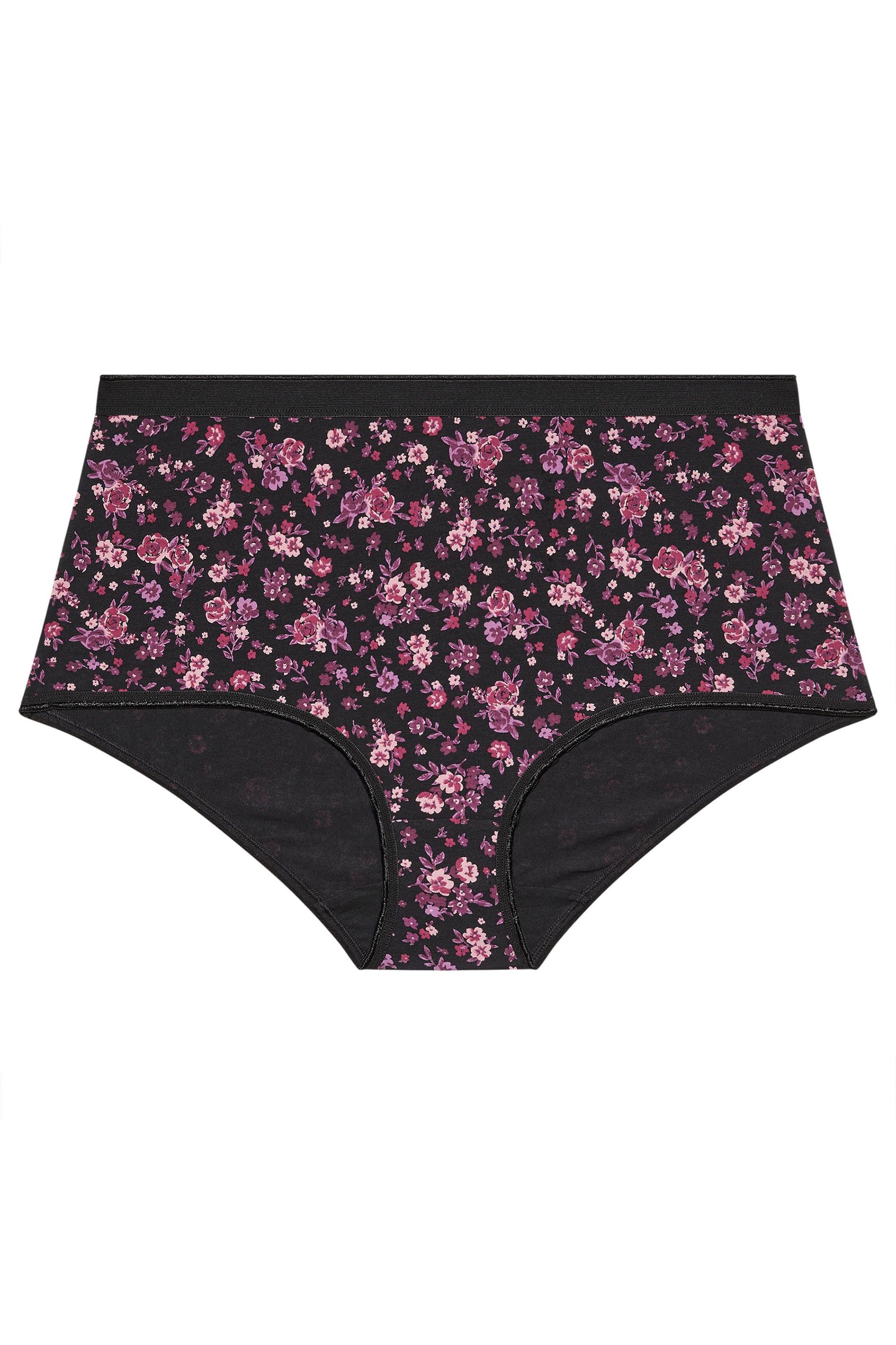 Yours 5 Pack Floral Full Briefs