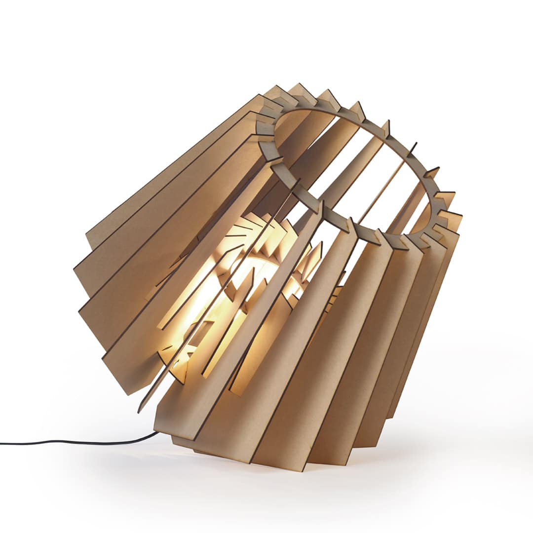 van Tjalle en Jasper - Spot-nik vloerlamp - Naturel / XL