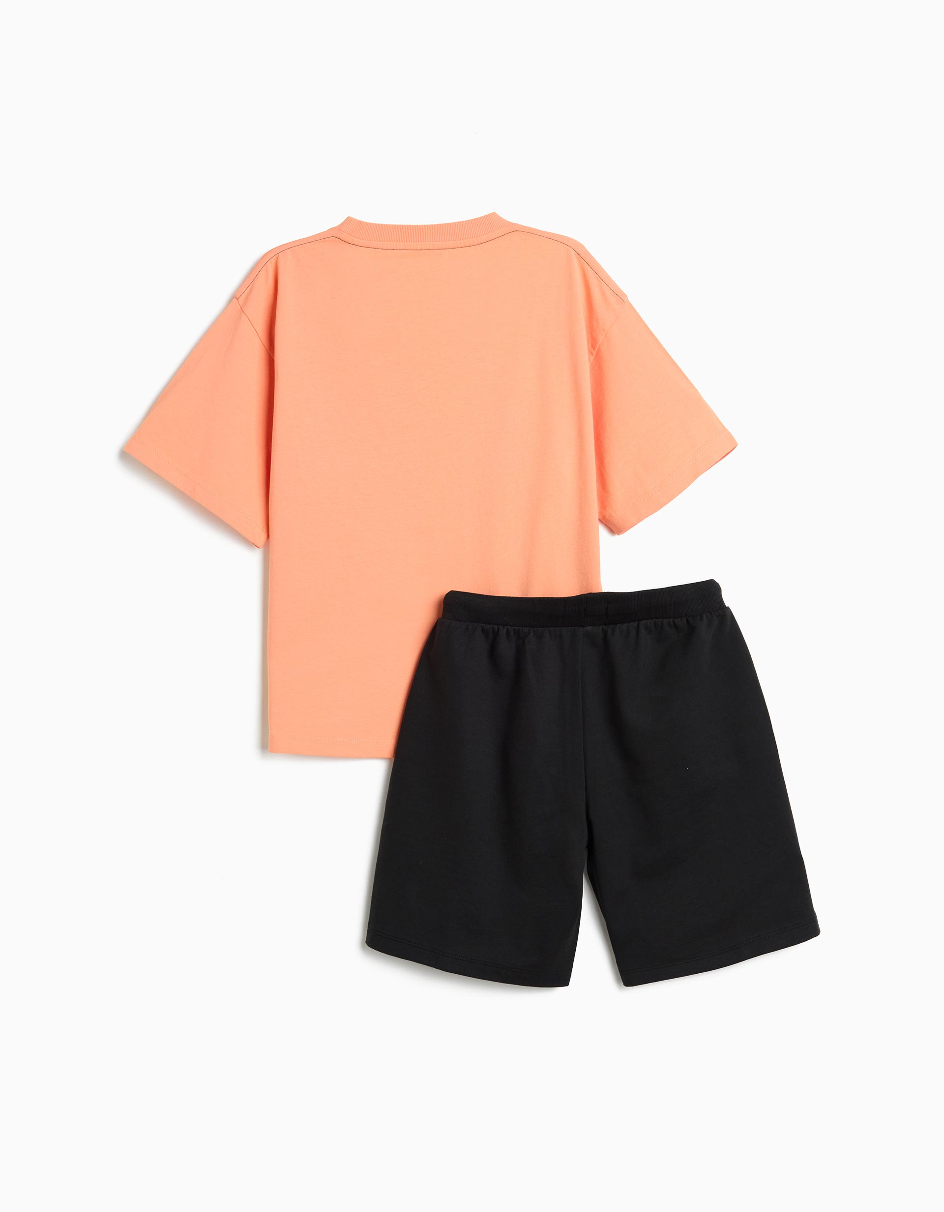 Conjunto T-shirt e Calções, Menino, Preto