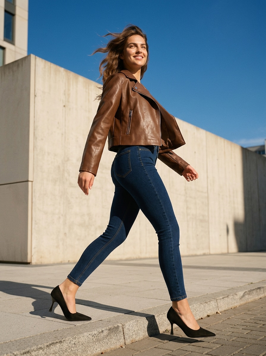 Jeansy skinny mid waist