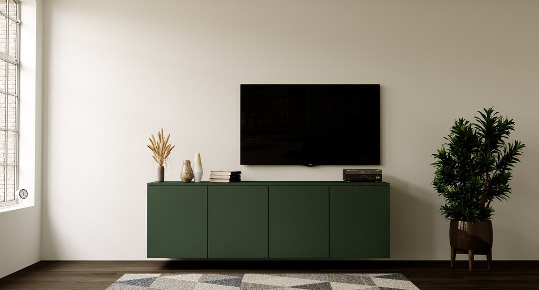 Artego Design Neve Soft Pro 203 cm Zwevend Dressoir Groen