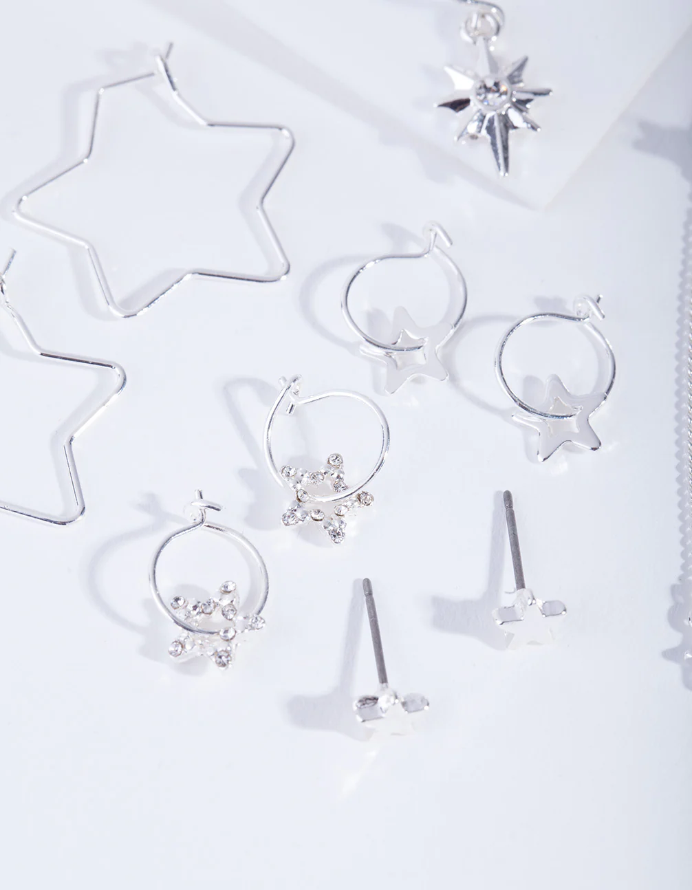Silver Star Earring Pack