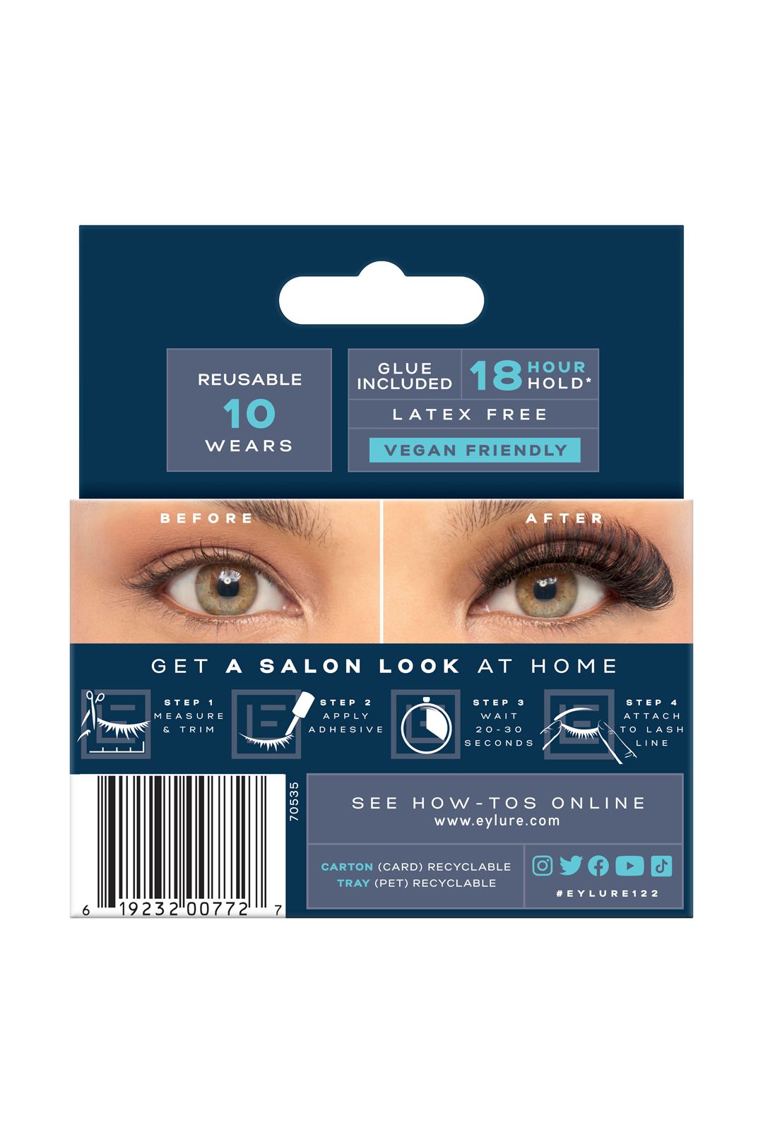 Eylure Volume Lashes No.122 15g