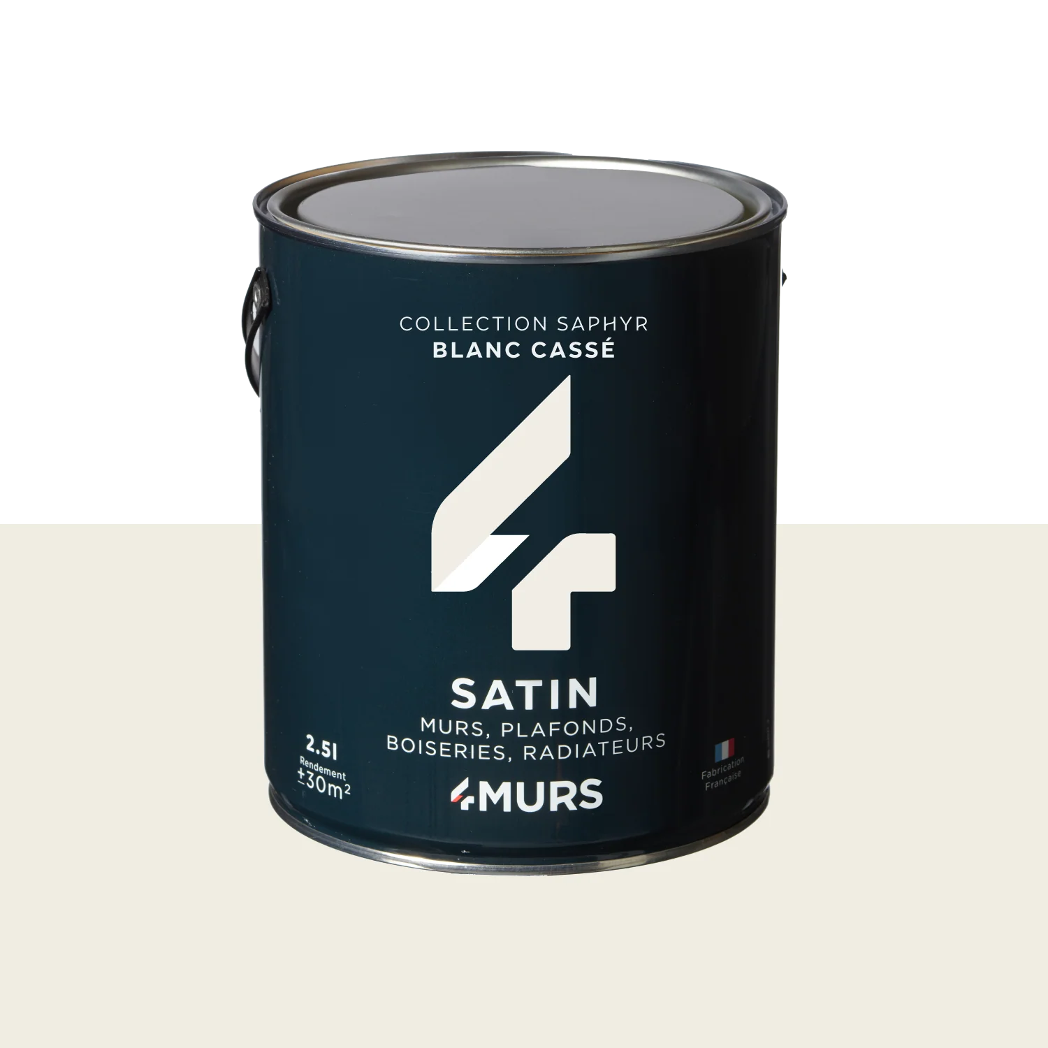 Saphyr Peinture Multi-supports Peinture blanc cassé Satiné