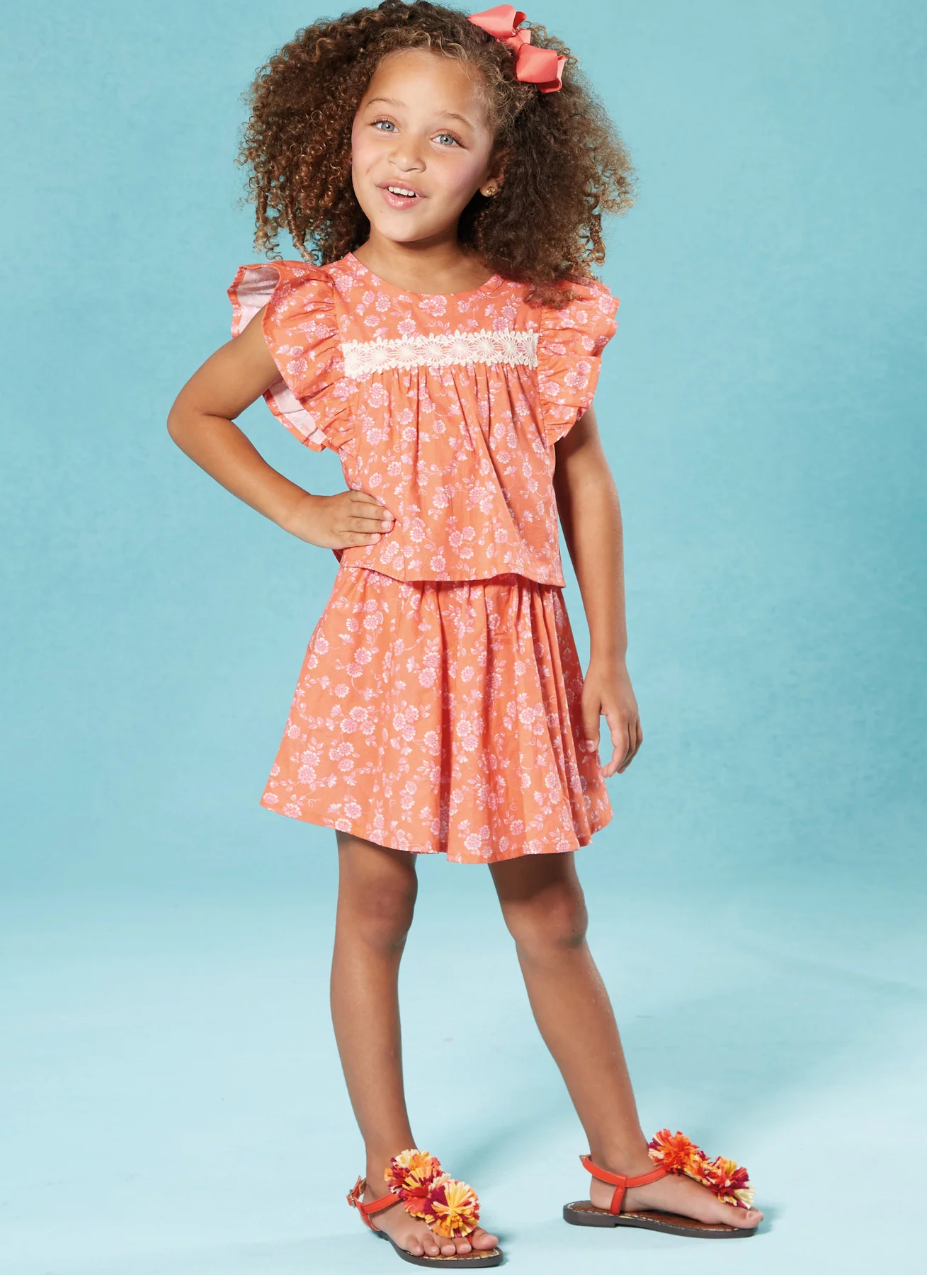 Mccall's Pattern M8373 Children's and Girls' Top and Skirt