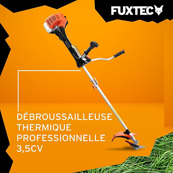 Débroussailleuse thermique professionnelle - FUXTEC FX-PS162 - 62cm3 3,5CV anti vibration