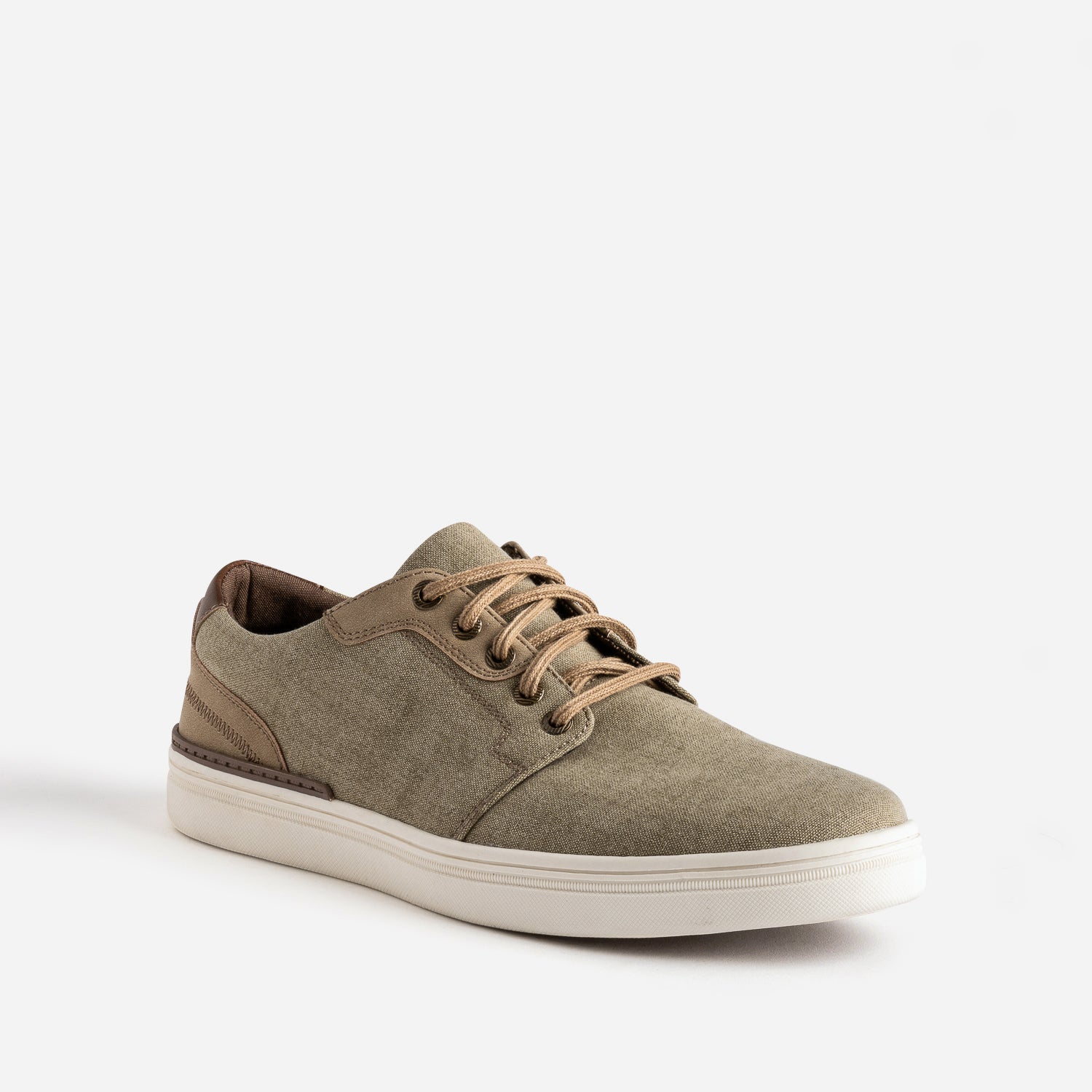 Tennis beige chiné en toile
