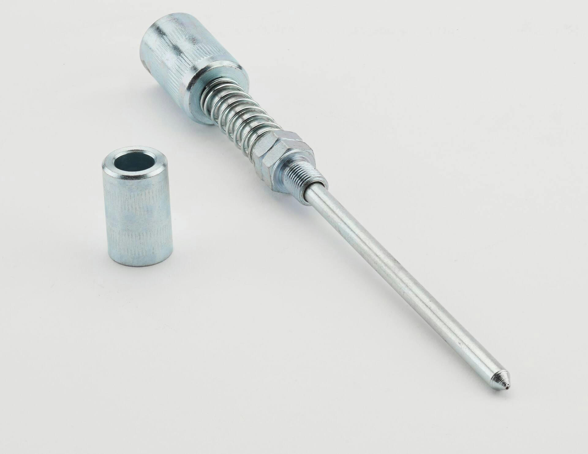 MotoMaster Right-Angled Grease Gun Joint Coupler up to 1,000 PSI, 1/8-in