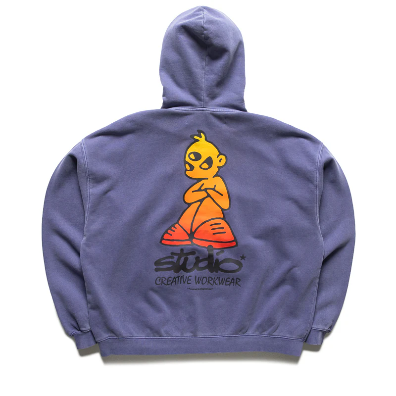 Supervsn Studio Third Eye Zip Hoodie - Heron