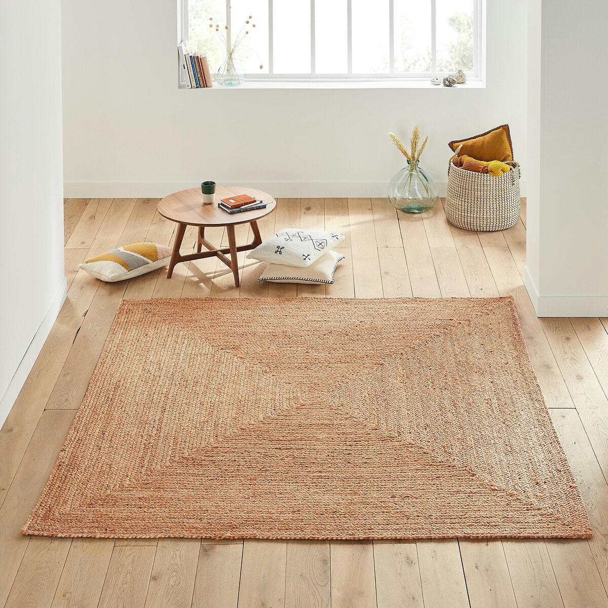Tapis jute carré, Aftas