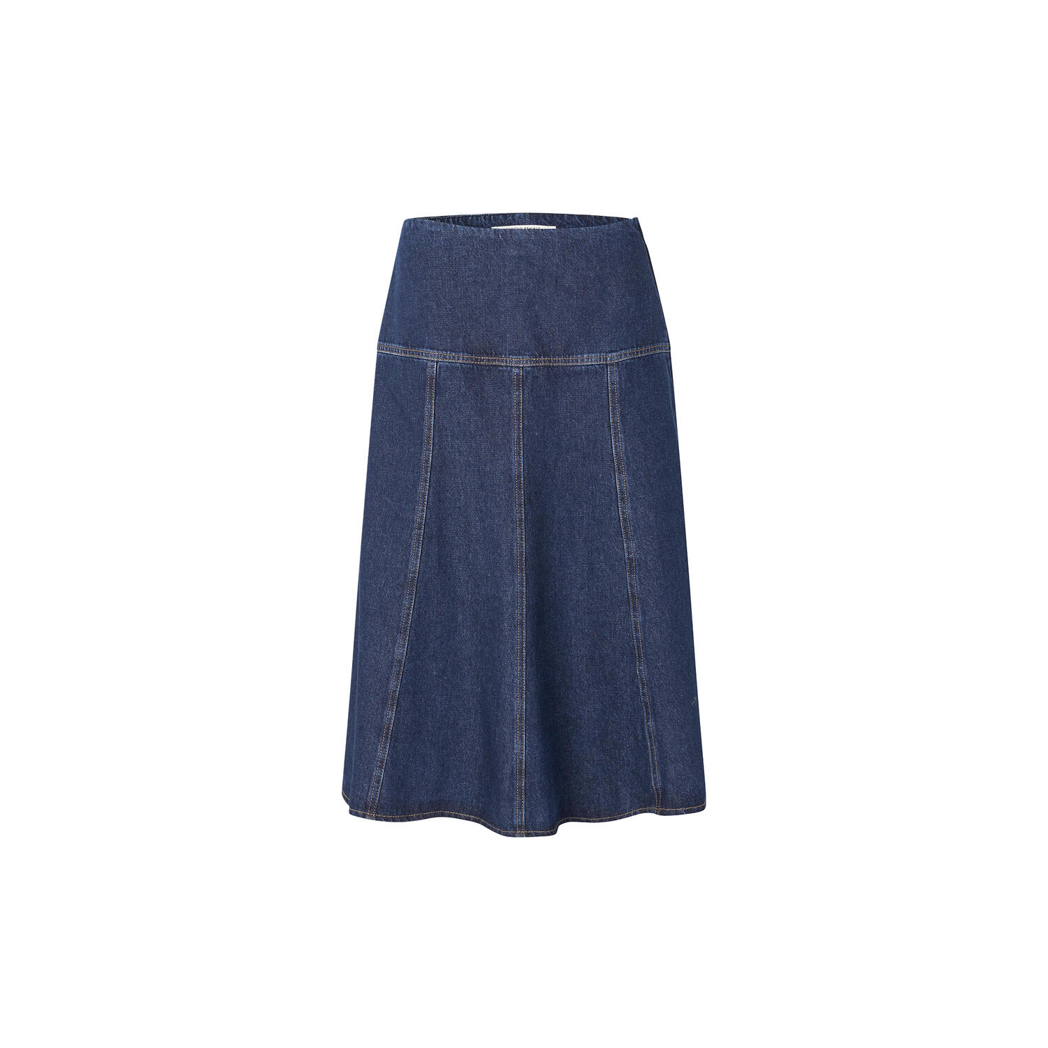 Columbo Denim Skirt, dark blue denim