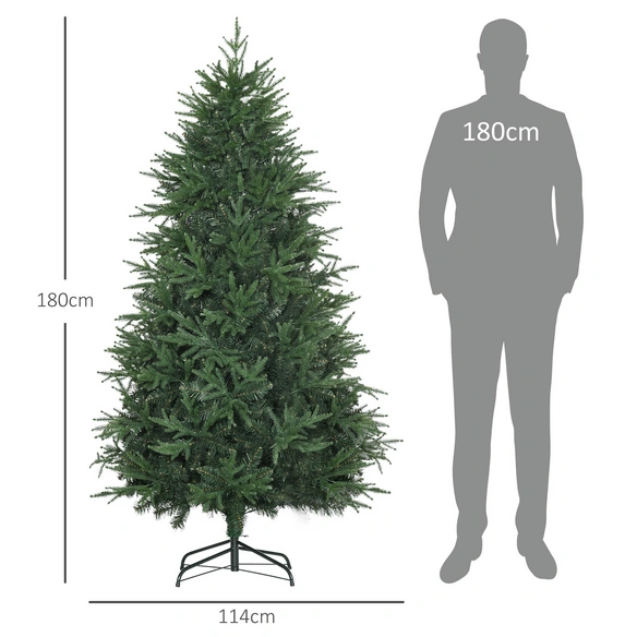 Weihnachtsbaum, LxBxH: 120x120x180 cm, grün