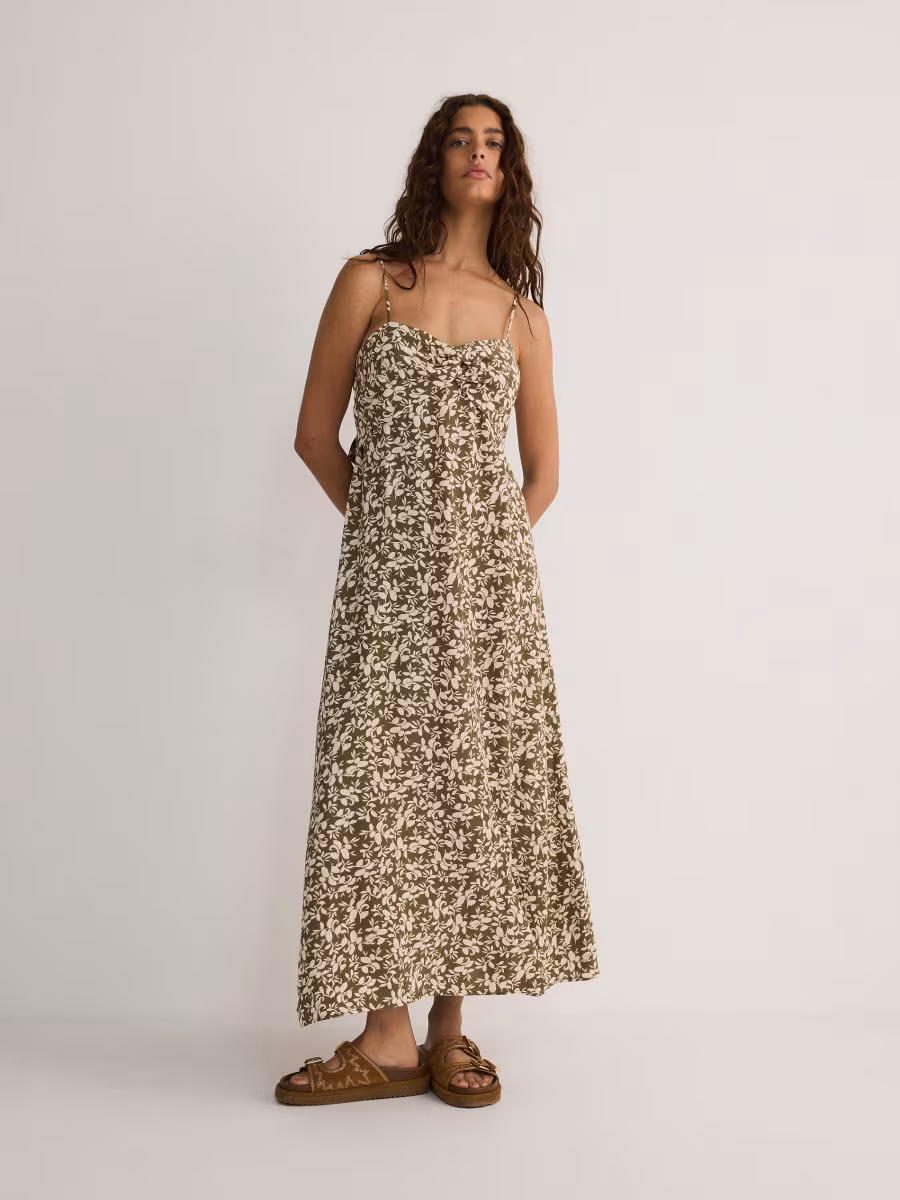 Patterned Viscose Dress