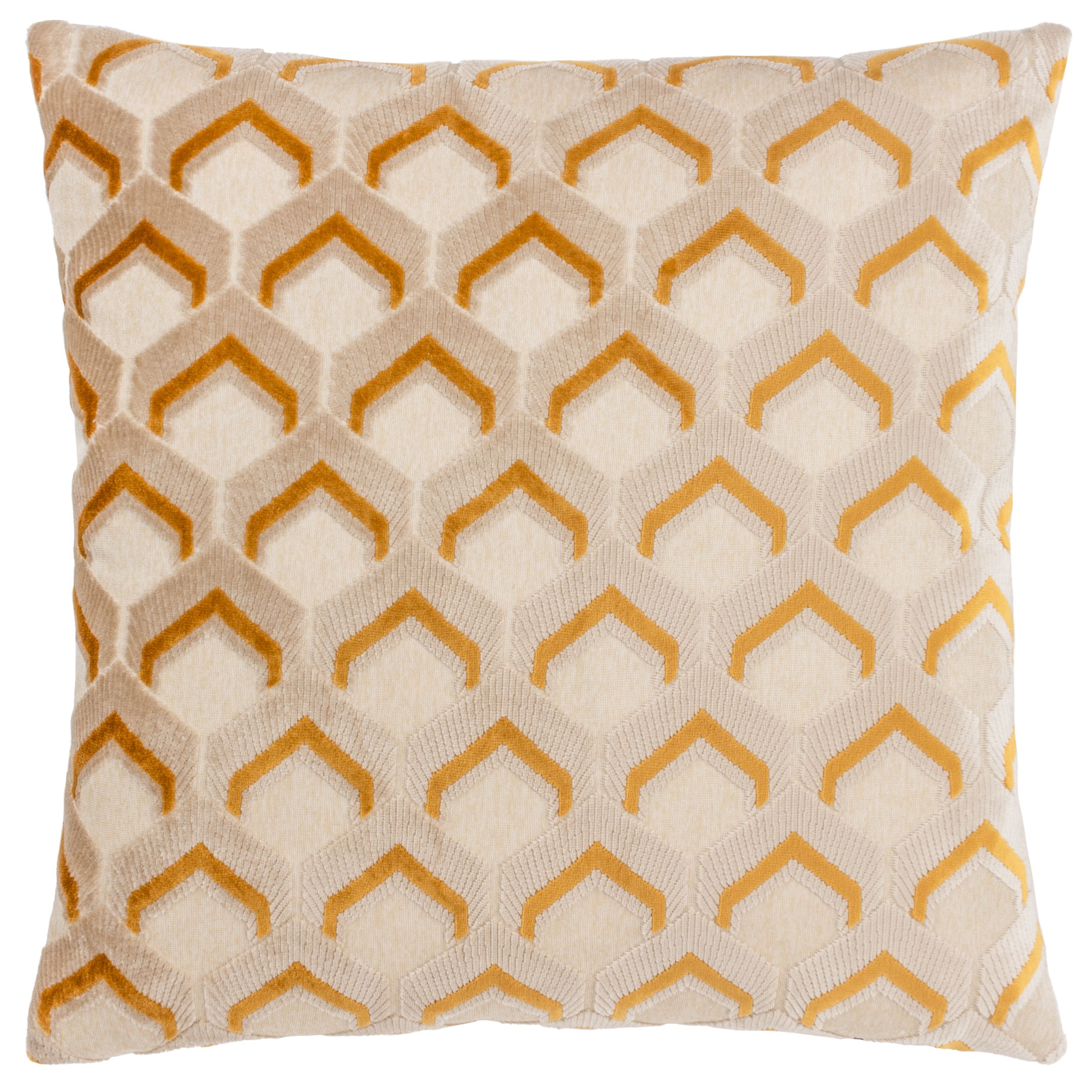Paoletti Ledbury Geometric Velvet Cushion