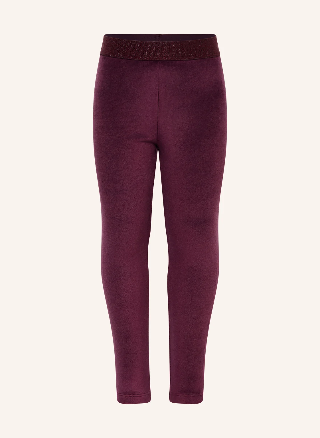 s.Oliver RED Samtleggings mit Glitzergarn