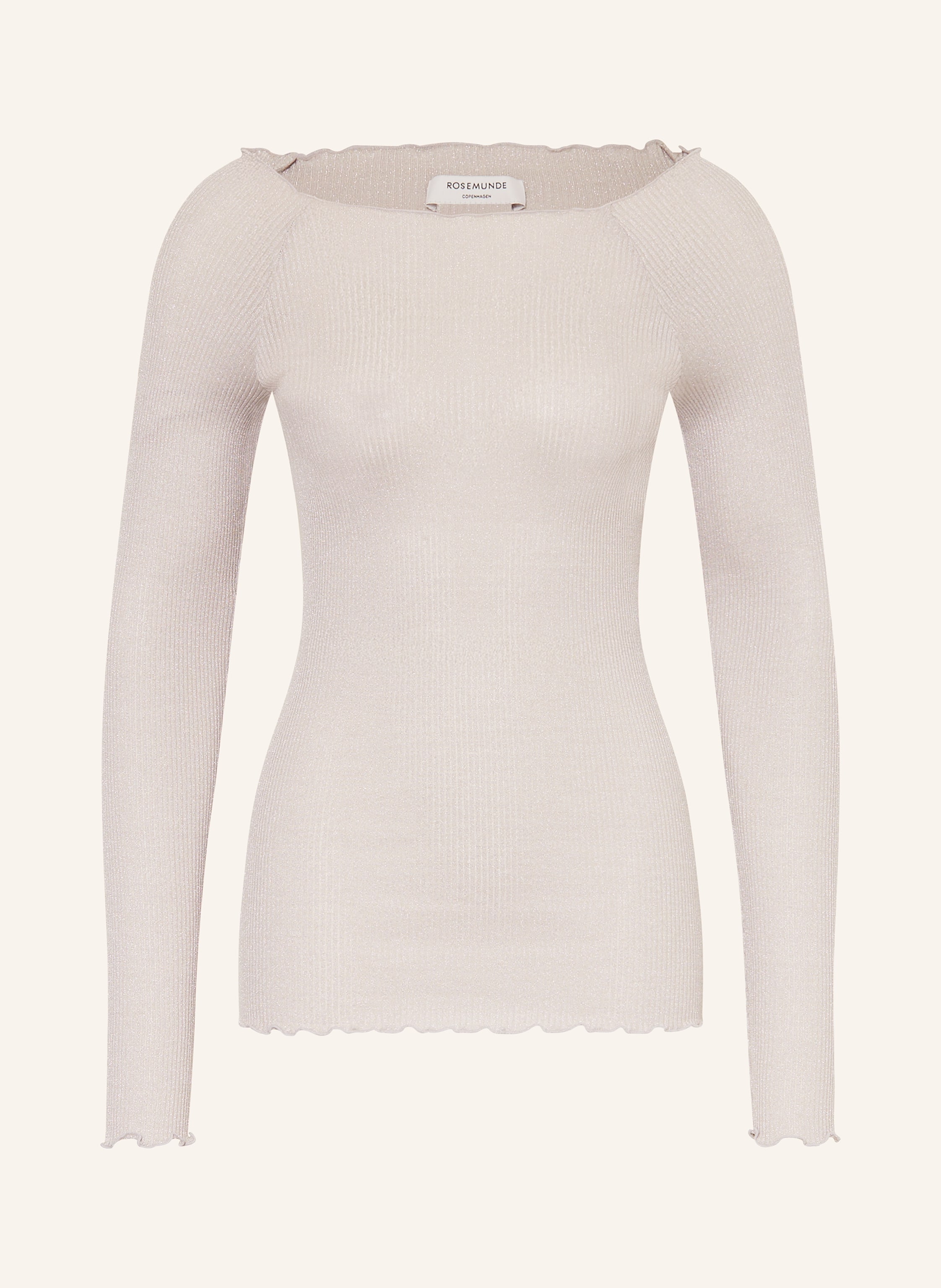 rosemunde Longsleeve BLISS mit Seide und Glitzergarn
