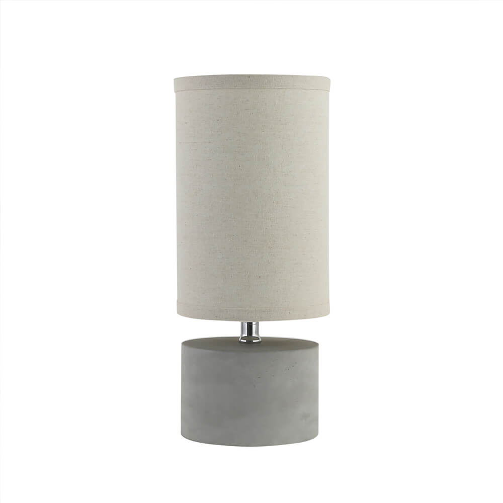 HOME DELUXE Kleine tafellamp in betonlook - grijs