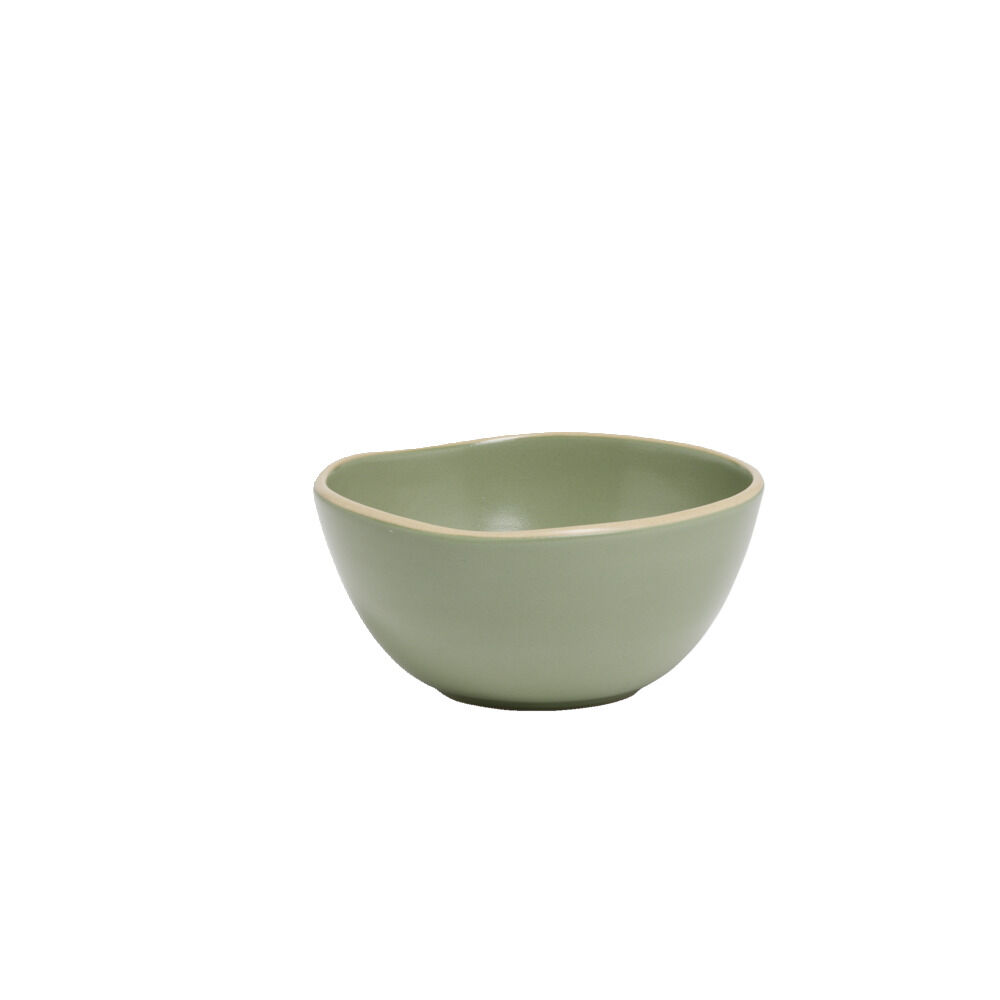 Bol en faïence vert Ø15xH6cm