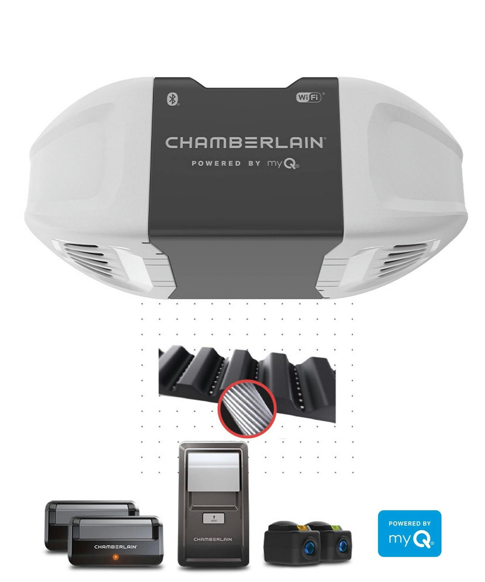 Chamberlain® B2405C 1/2-HP Ultra Quiet Belt Drive Garage Door Opener with Wi-Fi