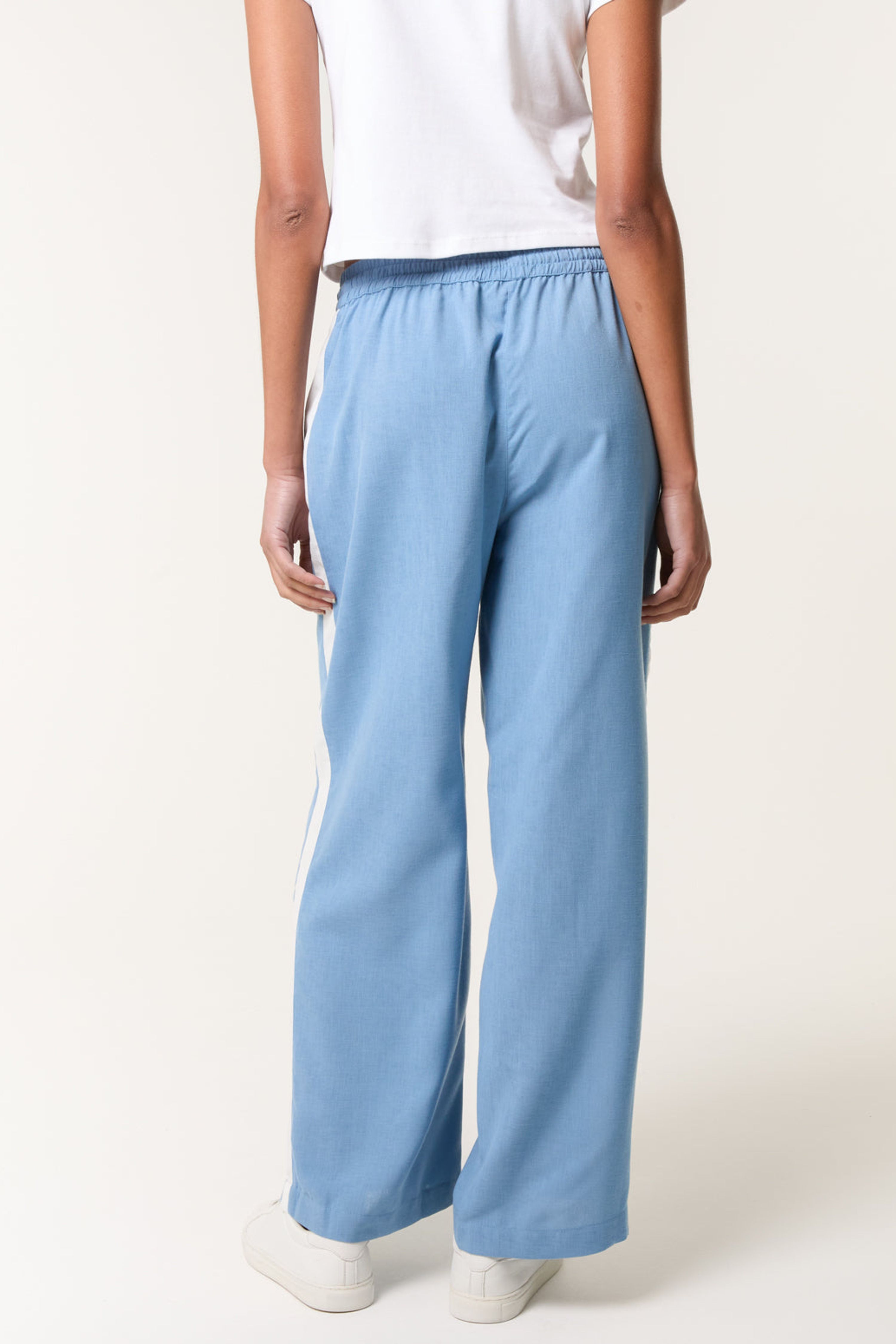 Blue Vanilla Blue Side Stripe Trouser