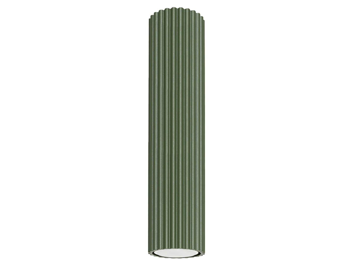 Lampa natynkowa Karbon aluminiowa 30 cm zielona