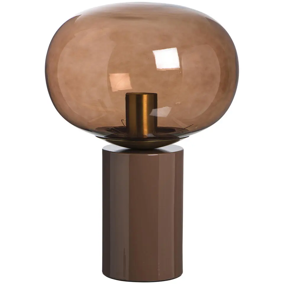 Tafellamp Marlon bruin E27 36,5x25x25 cm