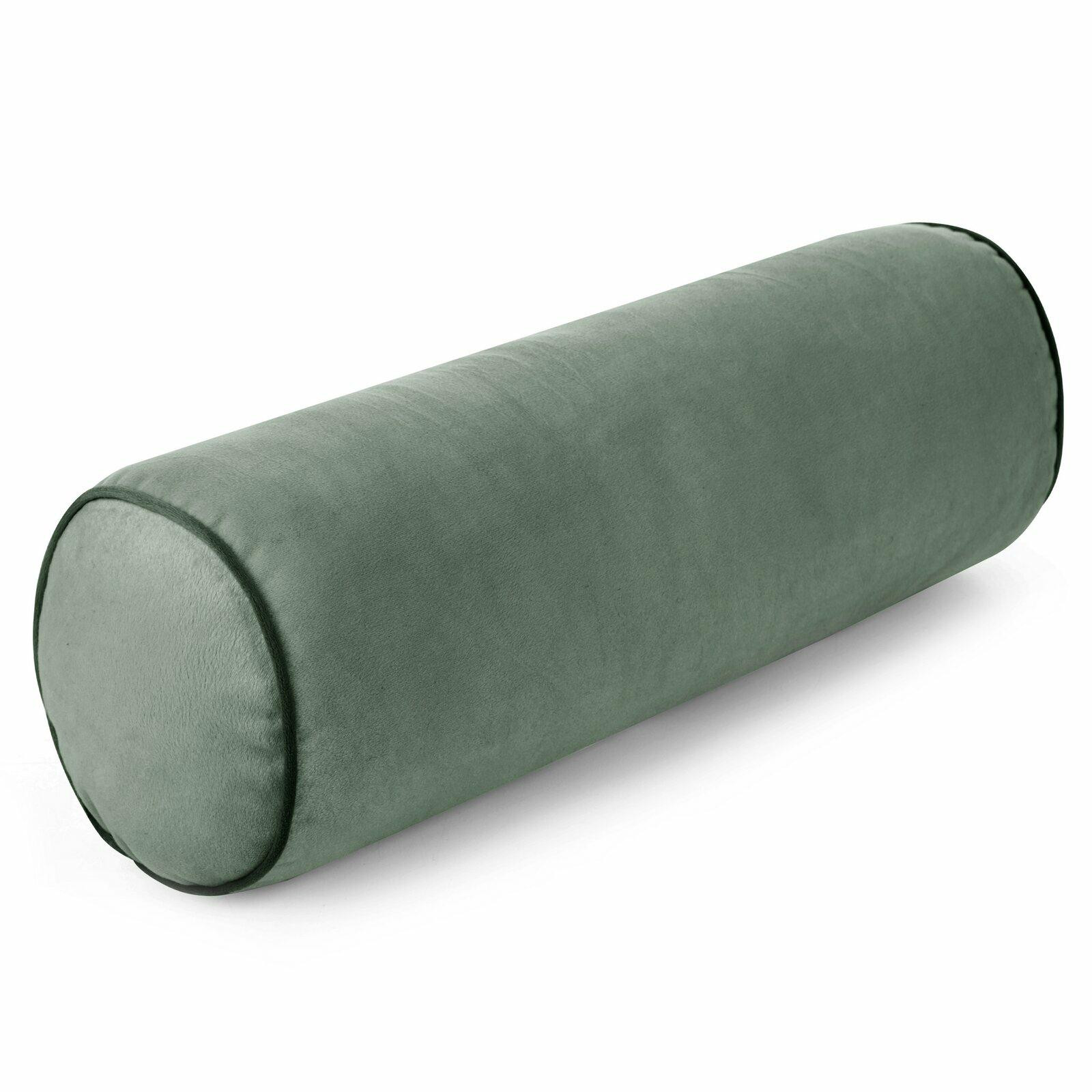Poduszka GAJA 5 jasnomiętowa 15x45 cm wałek velvet dekoracyjna